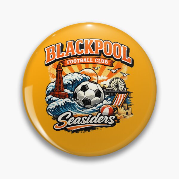 Item preview, Blackpool FC – Seasiders | Retro Seaside Football Fan T-Shirt Design designed and sold by GarnerSupplyCo.