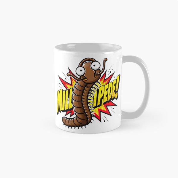 Item preview, Cute Millipede Cartoon Comic Sticker designed and sold by Art99ThaiShop.