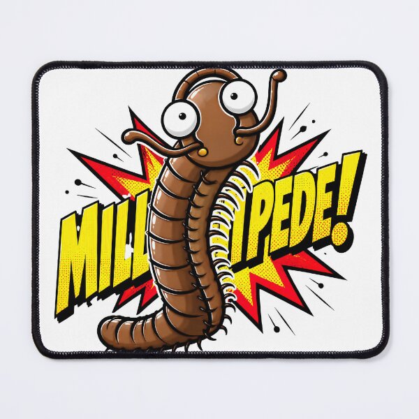 Item preview, Cute Millipede Cartoon Comic Sticker designed and sold by Art99ThaiShop.