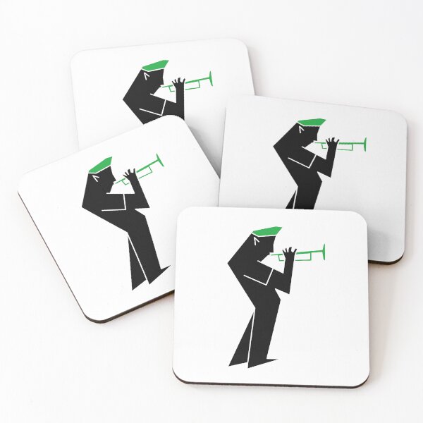 Item preview, Jazz Trumpet Player Silhouette — Cool Jazz Art(Only pictures) designed and sold by R-T-Gracie.