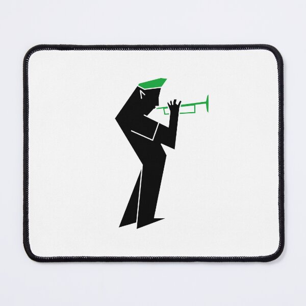 Item preview, Jazz Trumpet Player Silhouette — Cool Jazz Art(Only pictures) designed and sold by R-T-Gracie.