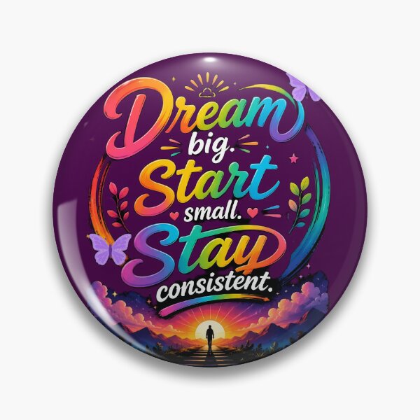 Item preview, Mind  And Wellness  Quote-Dream Big  Start  Small  Stay  Consistent designed and sold by Brewgoodness.