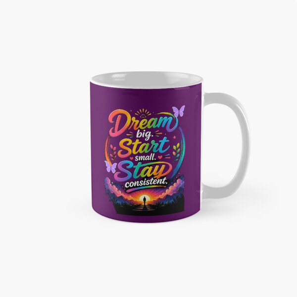 Item preview, Mind  And Wellness  Quote-Dream Big  Start  Small  Stay  Consistent designed and sold by Brewgoodness.