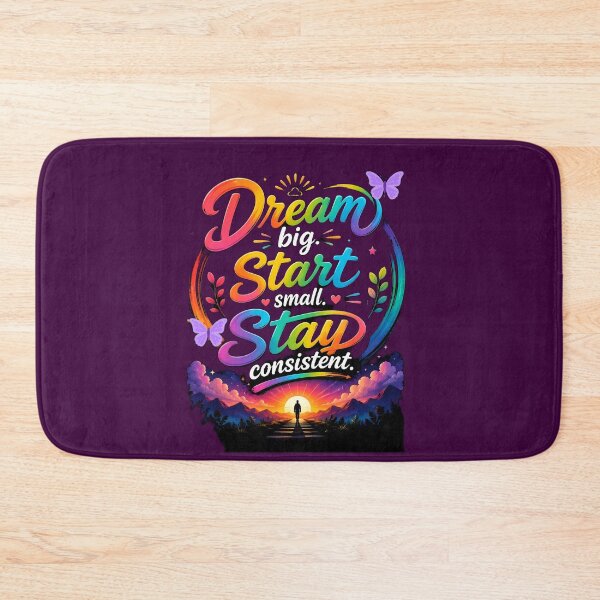 Item preview, Mind  And Wellness  Quote-Dream Big  Start  Small  Stay  Consistent designed and sold by Brewgoodness.