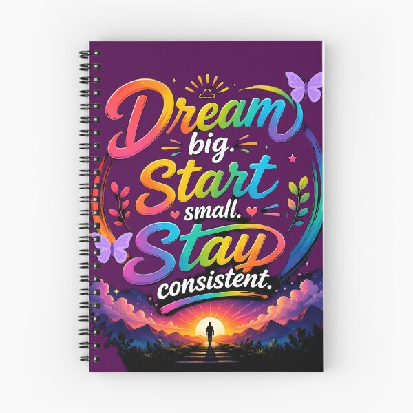 Item preview, Mind  And Wellness  Quote-Dream Big  Start  Small  Stay  Consistent designed and sold by Brewgoodness.