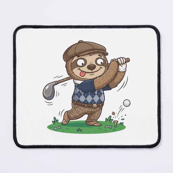 Item preview, Cute sloth Golfing, funny sports design, Sports Gift designed and sold by BobaTeeStore.