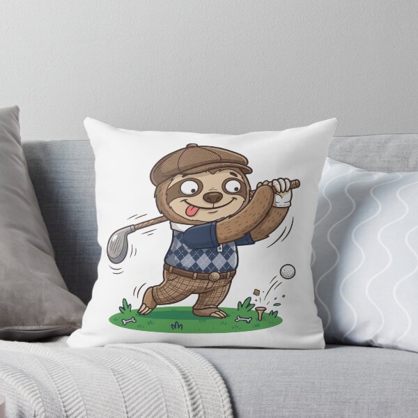 Item preview, Cute sloth Golfing, funny sports design, Sports Gift designed and sold by BobaTeeStore.