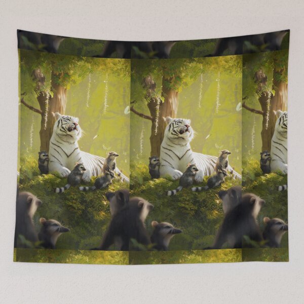 Item preview, The White Tiger and the Little Guardians of the Golden Grove designed and sold by TreatLLC.