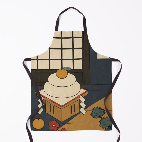 Item preview, Kagami Mochi New Year Offering — Nengajo No. 3 | Ukiyo-e Woodblock designed and sold by Planthem.