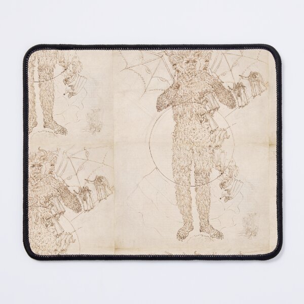 Item preview, Lucifer Three-Faced Demon Inferno Drawing designed and sold by artofuniverse.