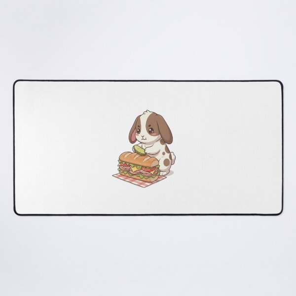 Item preview, Cute Bunny Making Sub Sandwich designed and sold by Ella_Sketch.