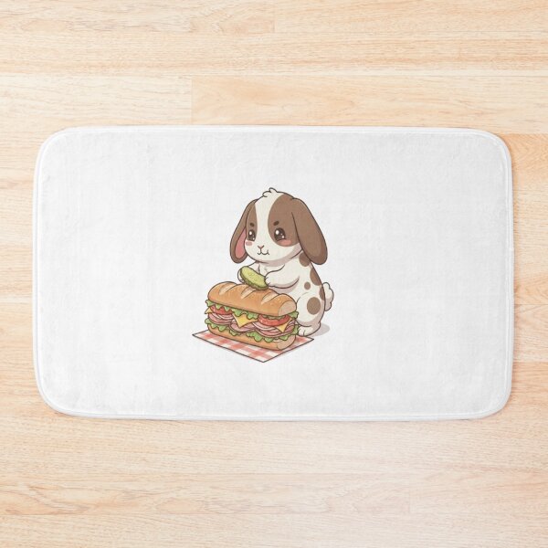 Item preview, Cute Bunny Making Sub Sandwich designed and sold by Ella_Sketch.