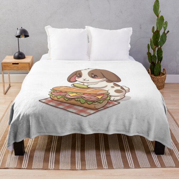 Item preview, Cute Bunny Making Sub Sandwich designed and sold by Ella_Sketch.