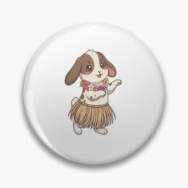 Item preview, Cute Bunny Dancing Hula Luau designed and sold by Ella_Sketch.