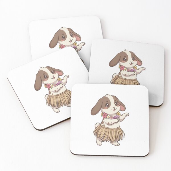 Item preview, Cute Bunny Dancing Hula Luau designed and sold by Ella_Sketch.