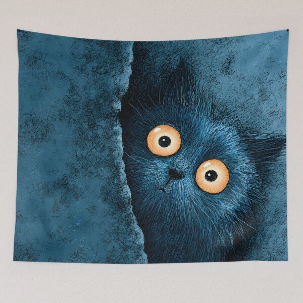 Item preview, Peeking cat designed and sold by ScienceRex.