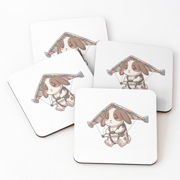 Item preview, Cute Bunny Flying Hang Glider designed and sold by Ella_Sketch.