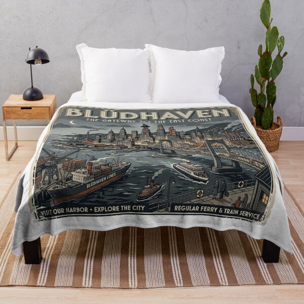 Item preview, BLÜDHAVEN THE GATEWAY TO THE EAST COAST designed and sold by Bad-Decisions-Designs.