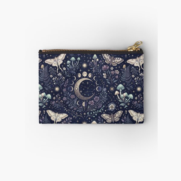 Item preview, Midnight Moon Garden | Mystical Celestial Botanical Seamless Pattern designed and sold by AP Digi Store.