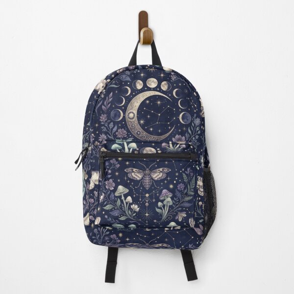 Item preview, Midnight Moon Garden | Mystical Celestial Botanical Seamless Pattern designed and sold by AP Digi Store.