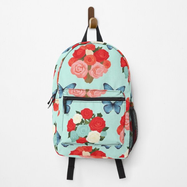 Item preview, Beautiful Roses and Blue Butterflies Seamless Pattern designed and sold by Wawa5656.
