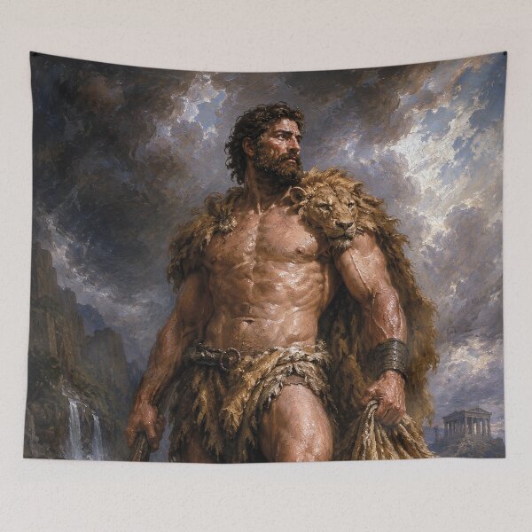 Item preview, Hercules painting. designed and sold by GalleryKauffeld.