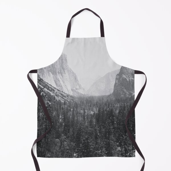 Item preview, The Yosemite Valley from the Mariposa Trail 1865 vintage fine art nature landscape black and white photograph by Carleton E. Watkins designed and sold by Astrid Arkhangelsky.