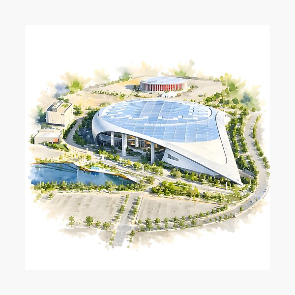 Item preview, SoFi Stadium designed and sold by Sunny806.
