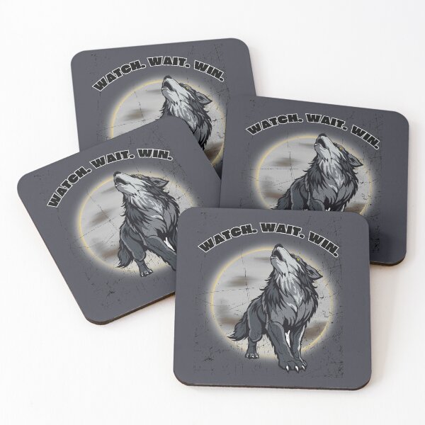 Item preview, Watch Wait Win Wolf designed and sold by AhmadAnnaPrints.