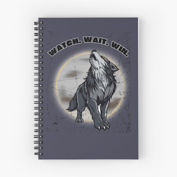 Item preview, Watch Wait Win Wolf designed and sold by AhmadAnnaPrints.