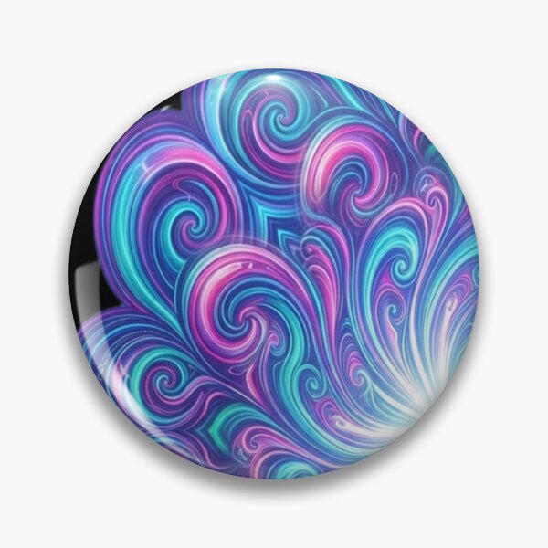 Item preview, Psychedelic Pulse in Blue and Pink designed and sold by emmanuelsilve.