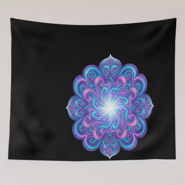 Item preview, Psychedelic Pulse in Blue and Pink designed and sold by emmanuelsilve.
