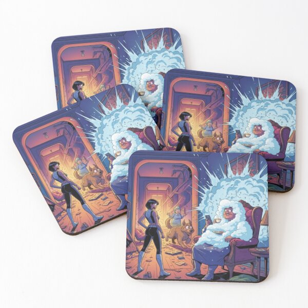 Item preview, Tea, Trouble, and the Creature in the Hallway designed and sold by TreatLLC.