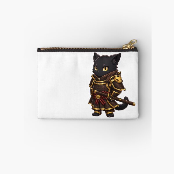 Item preview, hunter black cat samurai with katana sword anime dnd art original art character design  designed and sold by sabartgunpla.