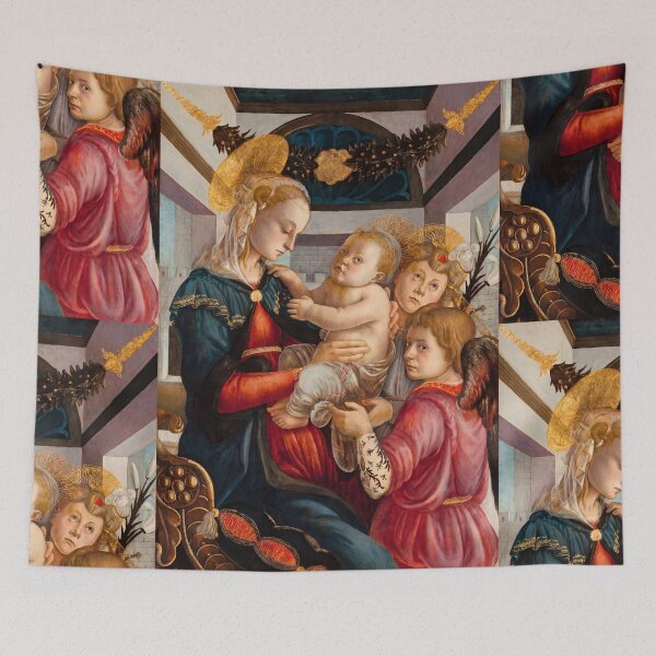 Item preview, Madonna and Child with Angels designed and sold by artofuniverse.