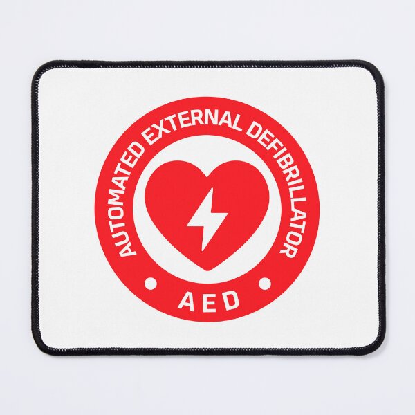 Item preview, Automated External Defibrillator AED Sign Sticker designed and sold by VectorForge Studio.