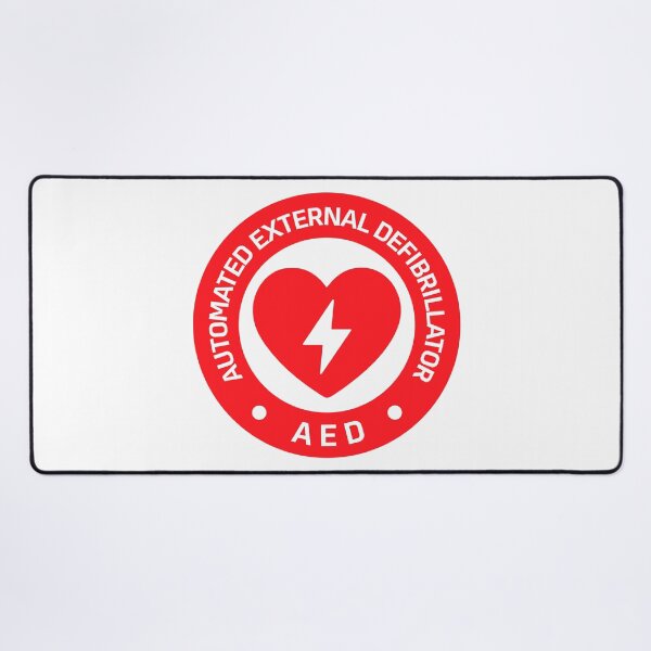 Item preview, Automated External Defibrillator AED Sign Sticker designed and sold by VectorForge Studio.