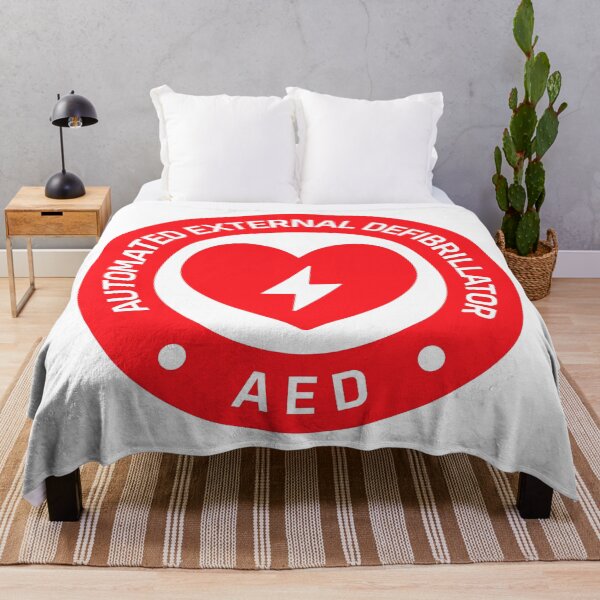 Item preview, Automated External Defibrillator AED Sign Sticker designed and sold by VectorForge Studio.