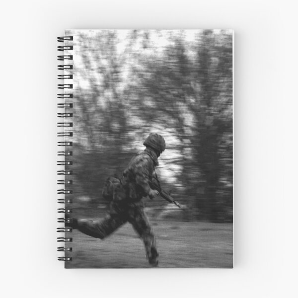 Item preview, Soldier running for cover during an exercise designed and sold by Richard Flint.
