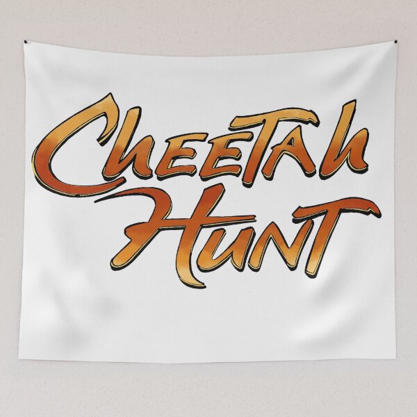Item preview, Cheetah Hunt Logo Illustration - Busch Gardens Launch Coaster (Theme Park Fan Art) designed and sold by FoolishDreamers.