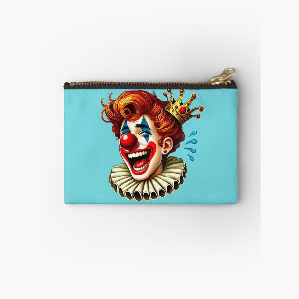 Item preview, A clown with a crown and ruff laughs from the heart. designed and sold by Segasprojects.
