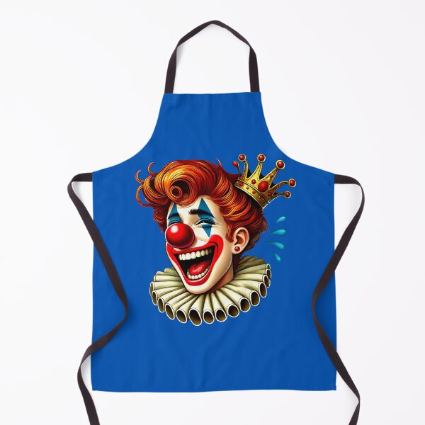 Item preview, A clown with a crown and ruff laughs from the heart. designed and sold by Segasprojects.