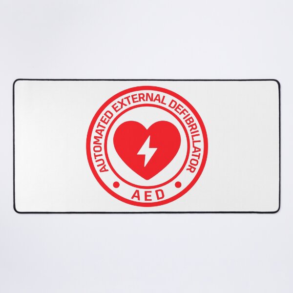 Item preview, Automated External Defibrillator AED Sign Sticker designed and sold by VectorForge Studio.