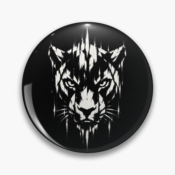 Artikelvorschau, Panthergesicht – Tribal Big Cat Streetwear-Grafik entworfen und verkauft von JonelCrafts.