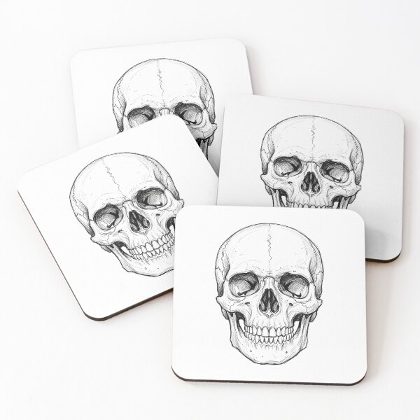 Item preview, Classic Human Skull Sketch designed and sold by Bad-Decisions-Designs.