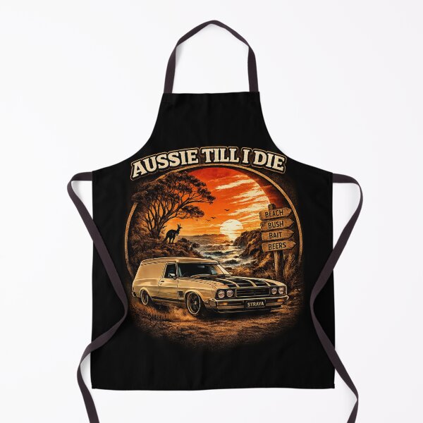 Item preview, Classic Aussie Muscle Car | Coastal Sunset Adventure designed and sold by EverclearDesign.