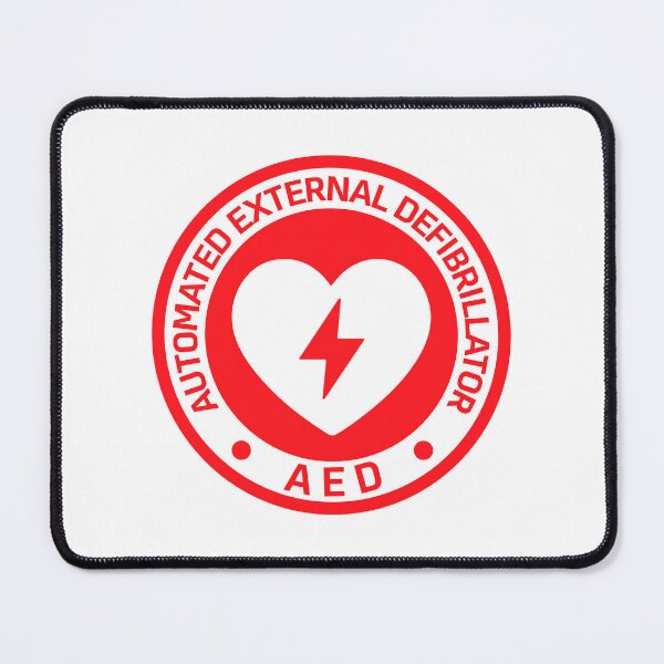 Item preview, Automated External Defibrillator AED Sign Sticker designed and sold by VectorForge Studio.