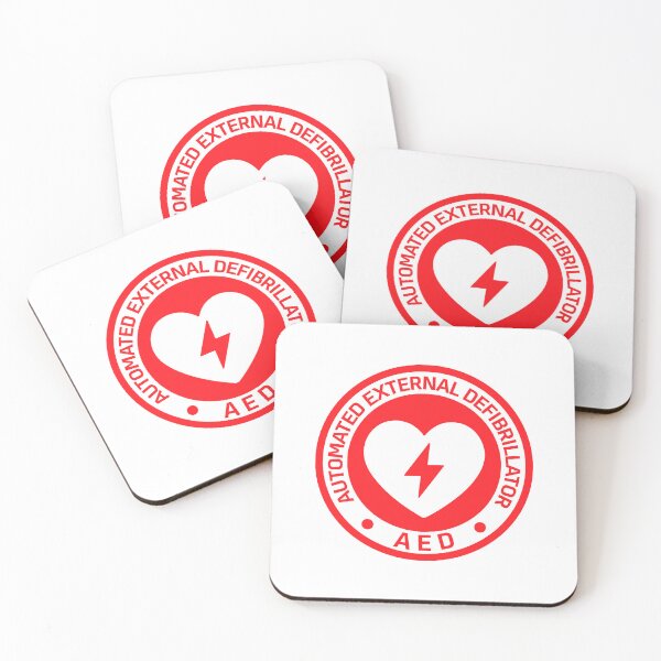 Item preview,  Automated External Defibrillator AED Sign Sticker designed and sold by VectorForge Studio.