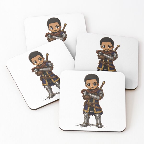 Item preview, afro guard warrior sword anime dnd art original art character design  designed and sold by sabartgunpla.