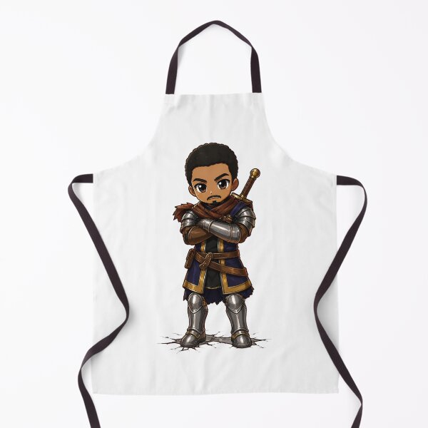 Item preview, afro guard warrior sword anime dnd art original art character design designed and sold by sabartgunpla.